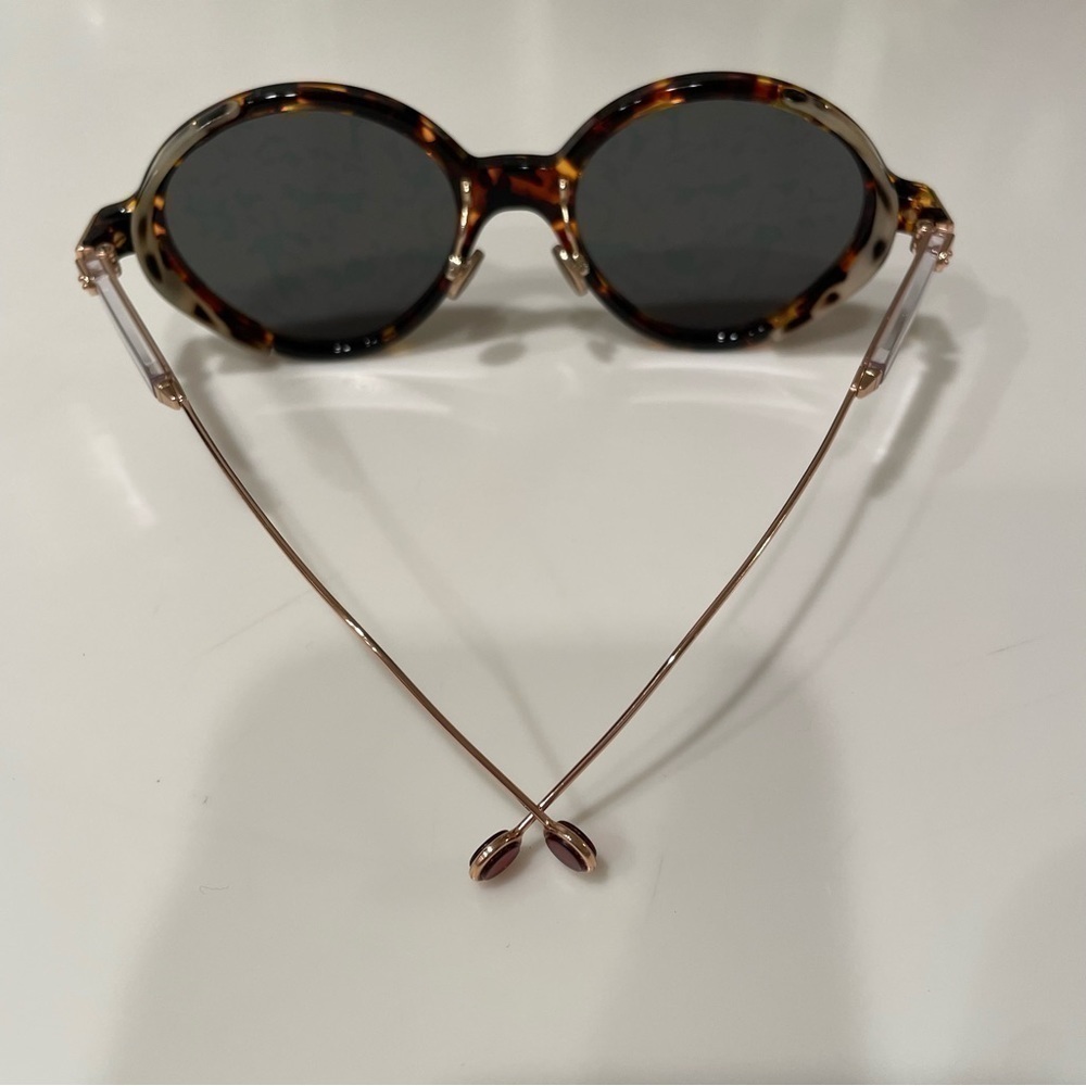 Christian Dior Umbrage Havana Brown Gold Sunglasses - Picture 5 of 13